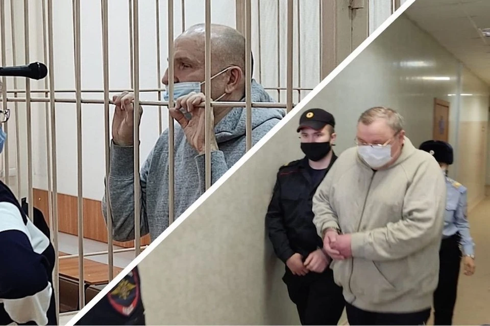 Андрей Турбин (справа) и еще один фигурант дела Сергей Белоус (слева). Фото: Судебный департамент НСО
