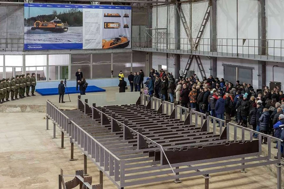 Новое судно на воздушной подушке «Волжский» начали строить в Нижнем Новгороде ФОТО: сайт Центрального конструкторского бюро имени Р.Е. Алексеева
