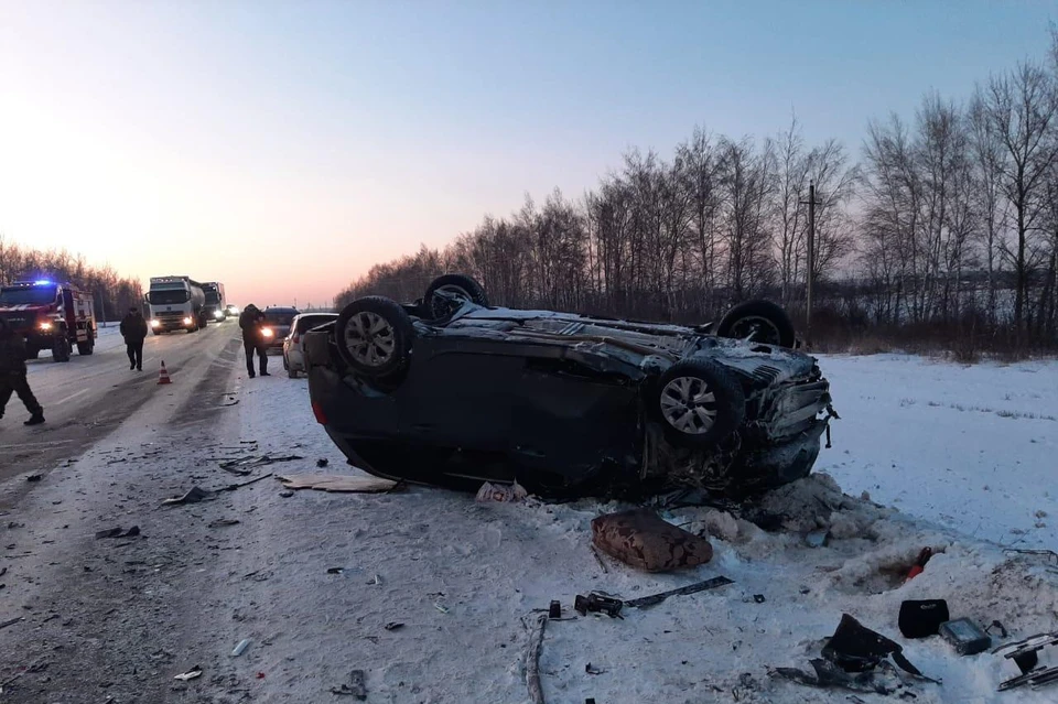 ДТП под Липецком с пятью пострадавшими