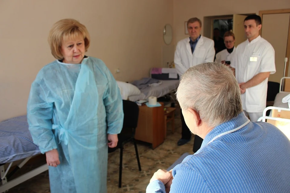 Ольга Гальцова проверила, в каких условиях лечат раненых. Фото: @ombudsman63