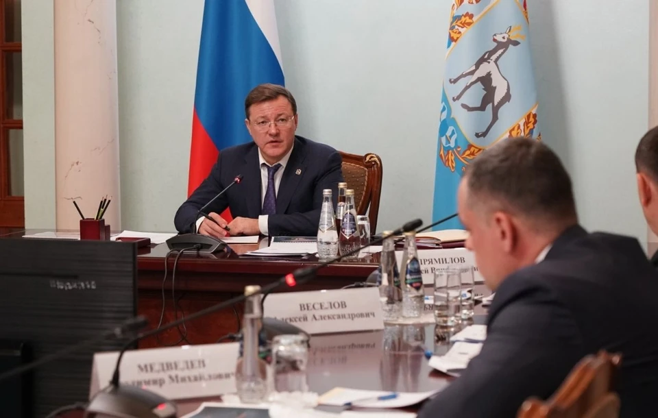 Глава региона поставил задачу по возможности ускорить сроки проведения работ на территории комплекса. Фото: предоставлено пресс-службой правительства Самарской области