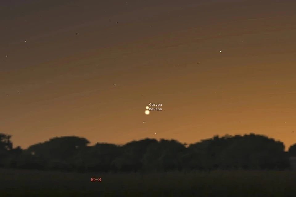Вечером 22 января рязанцы смогут наблюдать сближение Венеры и Сатурна. Фото: Ирина Позднякова.