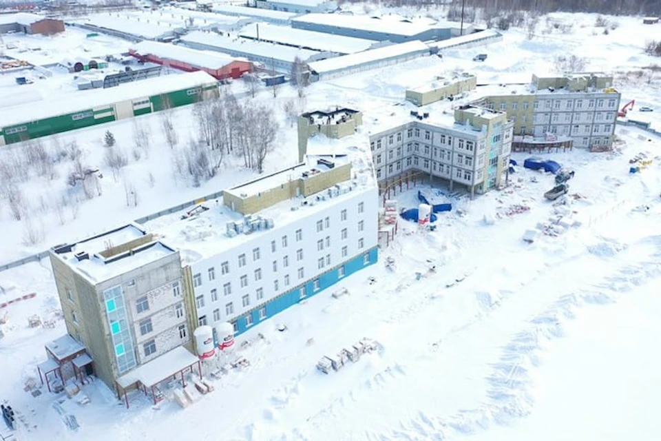 Готовность всех трех поликлиник - 60%. Фото: ГК "ВИС"
