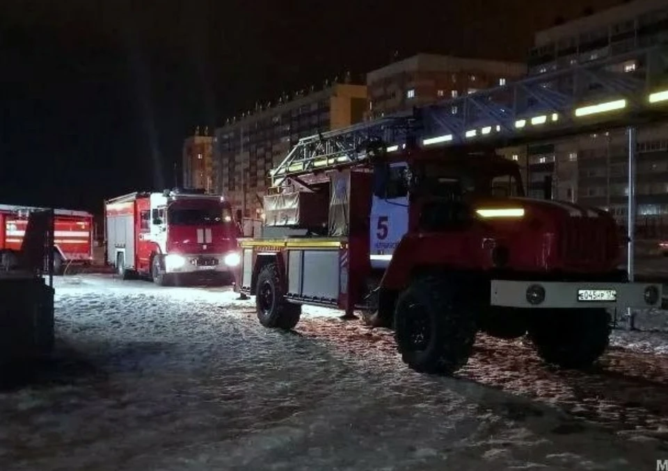 Это не первый ночной пожар за последнее время. Фото: ГУ МЧС России по Челябинской области
