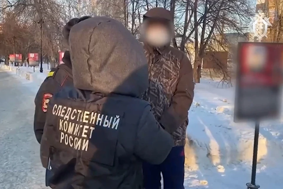Задержанный. Скриншот видео СКР