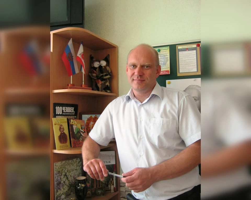 Фото: Юрий Поляков - учитель русского языка и литературы школы №30 Симферополя