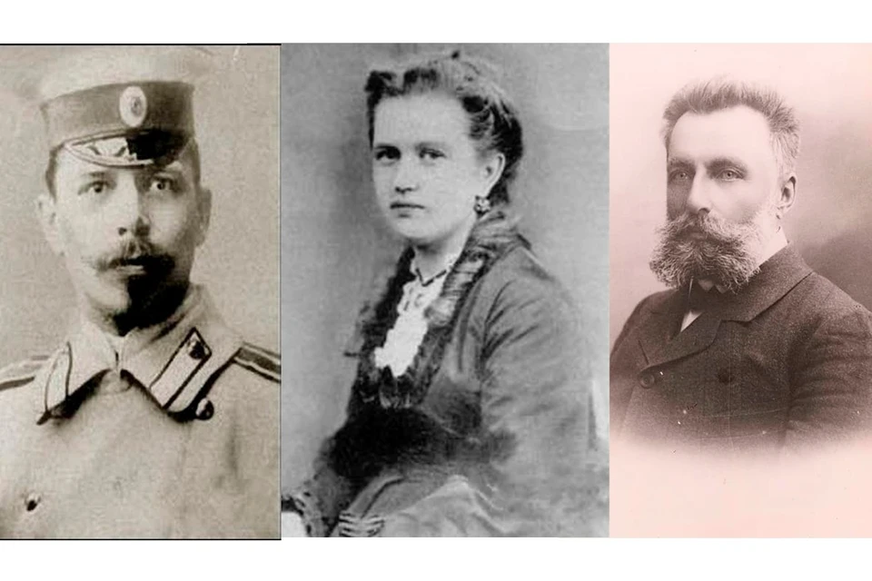 Любовный треугольник – Николай Толстой, Александра Толстая и Алексей Бостром.