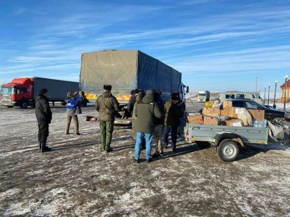 Гуманитарная колонна доставила груз