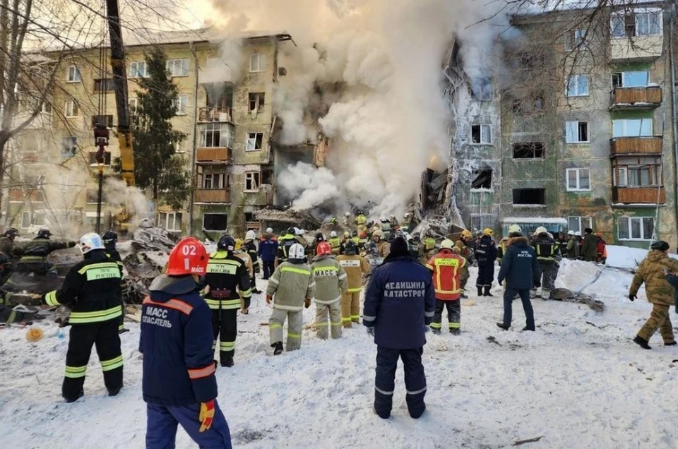 Взрыв газа в Новосибирске произошел в 7.43 утра
