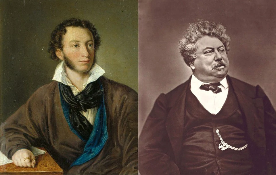 Сравним: Александр Пушкин и Александр Дюма.