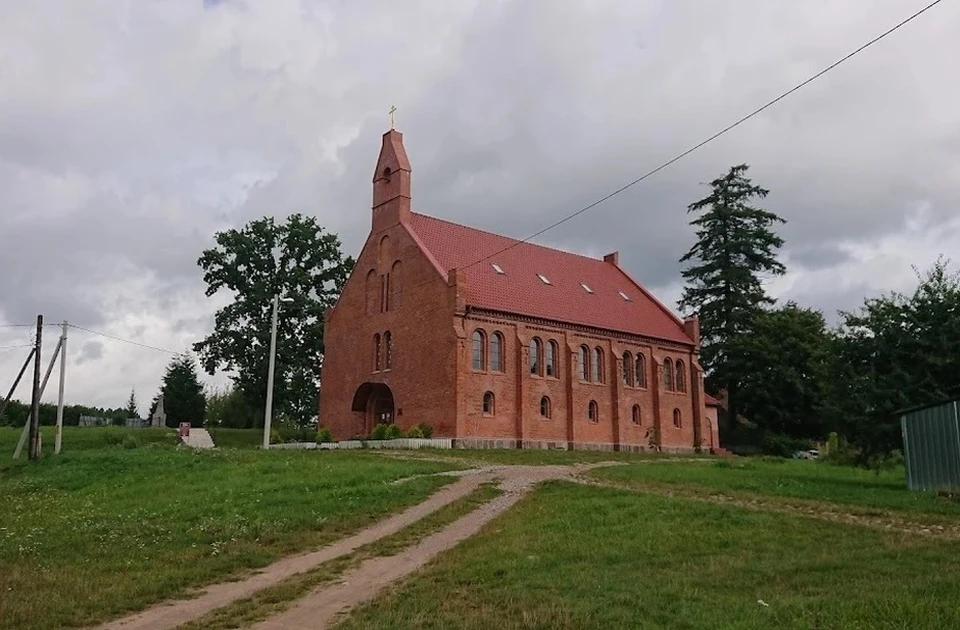 Здание кирхи в Краснолесье, построенное в конце XIX века.
