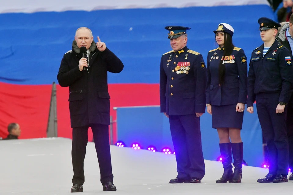 Владимир Путин лично произнес речь перед собравшимися