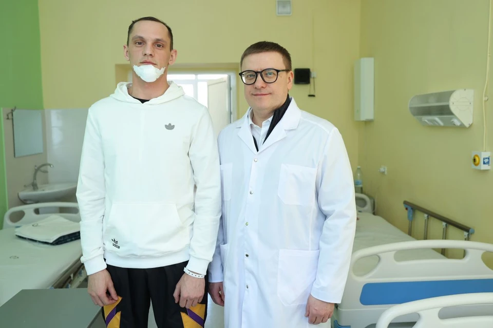 Врачи достали острый осколок – южноуралец уже идет на поправку. Фото: Алексей Текслер / t.me