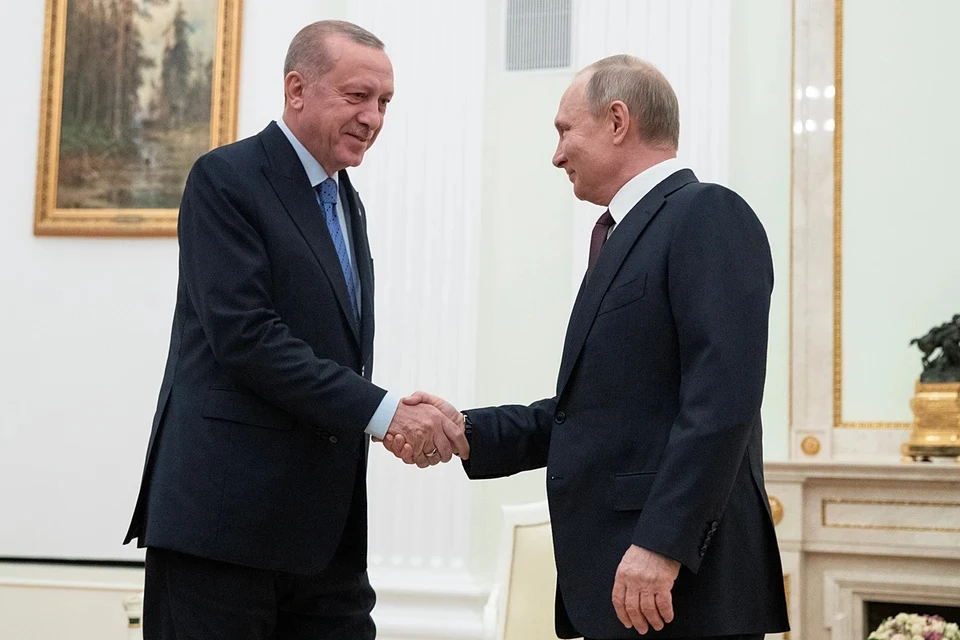 Владимир Путин поздравил президента Турции Эрдогана с днем рождения