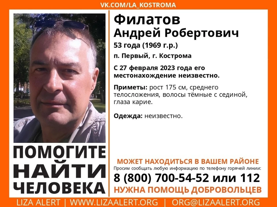 Фото: ДПСО "Лиза Алерт" Костромской области