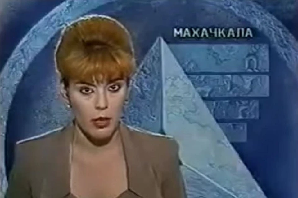 Телеведущая Анжела Мамадибирова. Фото: стоп-кадр видео.
