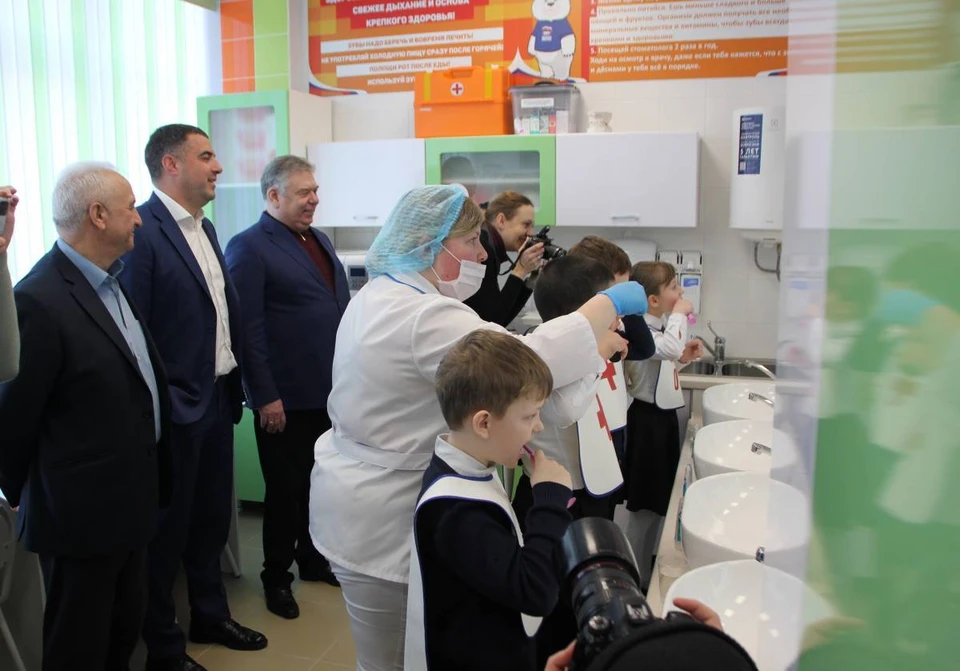 2 марта в Арсеньевской СОШ состоялось торжественное открытие школьного стоматологического кабинета.