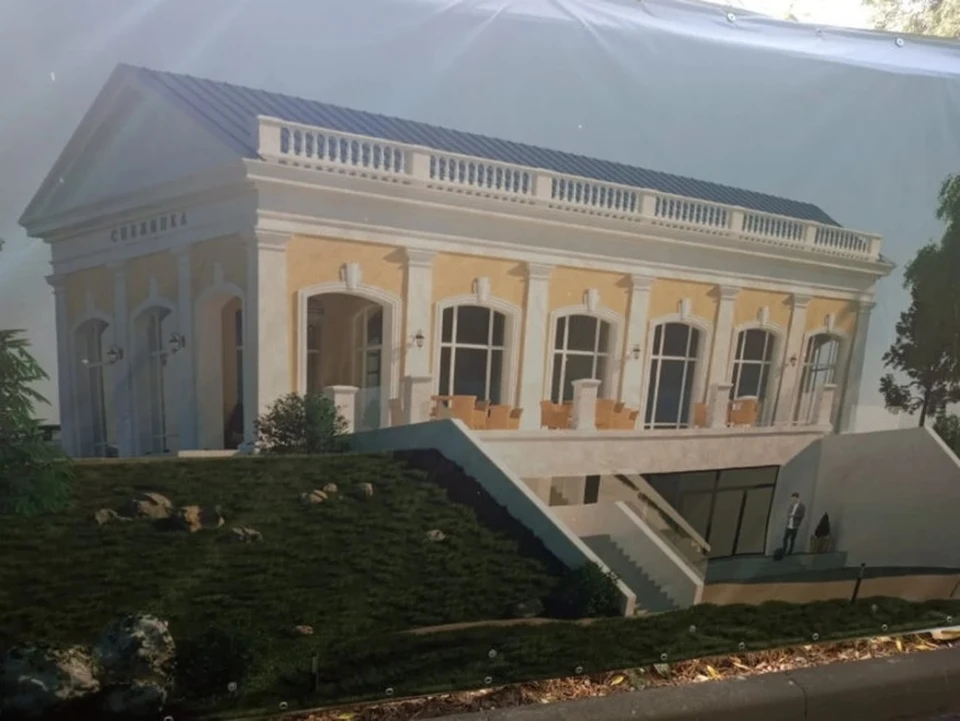 Владелец «Снежинки» в центре Рязани представил проект благоустройства территории рядом с кафе. Фото: Михаил Скрипников, "Рязанские Ведомости".