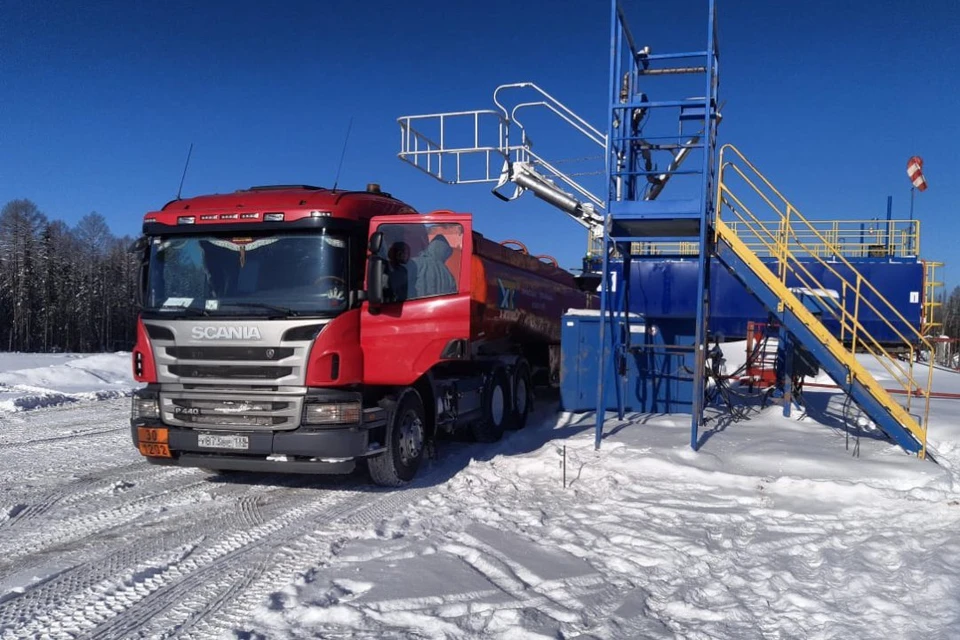 Отправка первой партии газового конденсата. Фото: предоставлено ООО «Газпром недра».