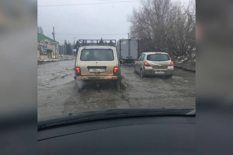 Самарская область утопает в талых водах. Фото: предоставлено "КП-Самара"