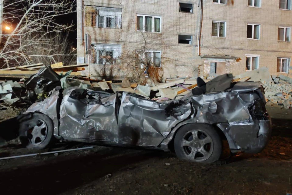 10 марта автомобиль Оксаны вытащили из-под завала. Фото: Оксана Сафонцева.