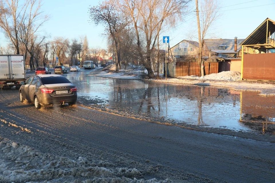 Одно из самых сложных мест Самары по подтоплению - пересечение Зубчаниновского шоссе и ул. Магистральной