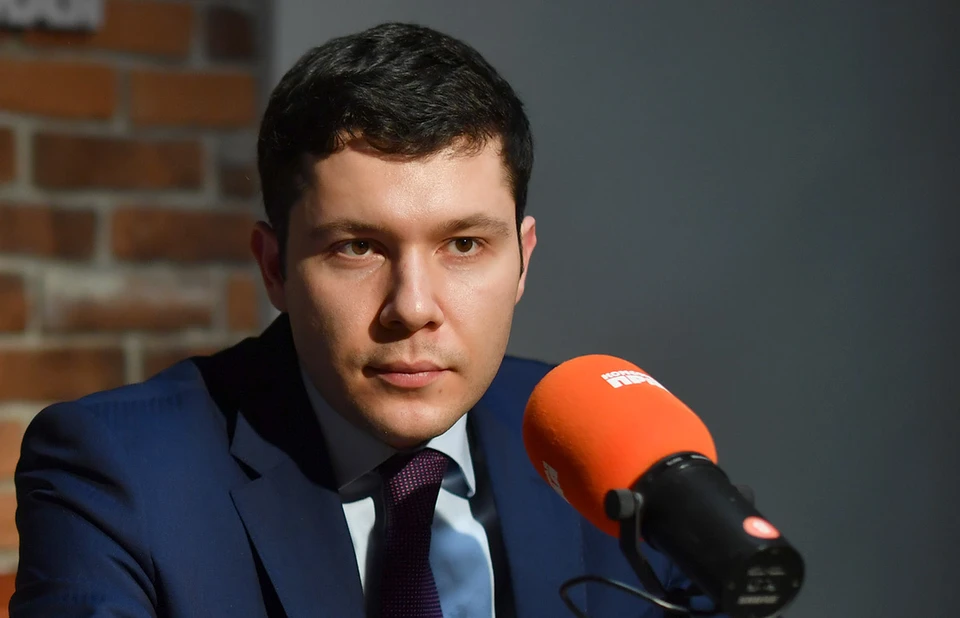 Губернатор Калининградской области Антон Алиханов на радио "Комсомольская правда".