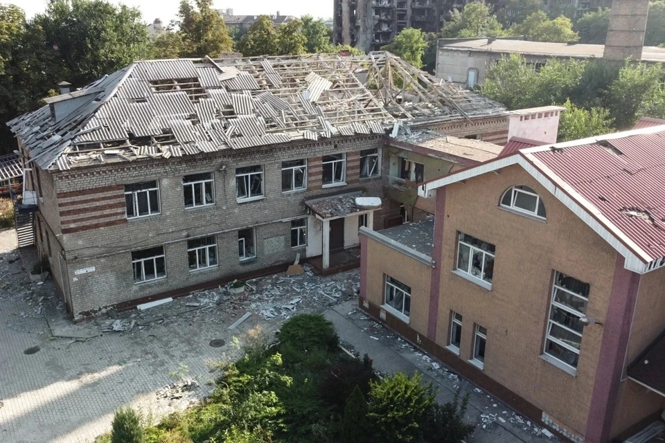 Липецкая область отремонтировала в Мариуполе лицей и 24 многоэтажки