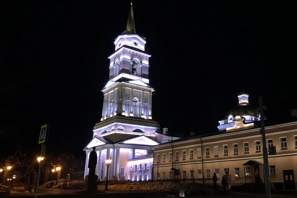 Архитектурная подсветка в Перми.