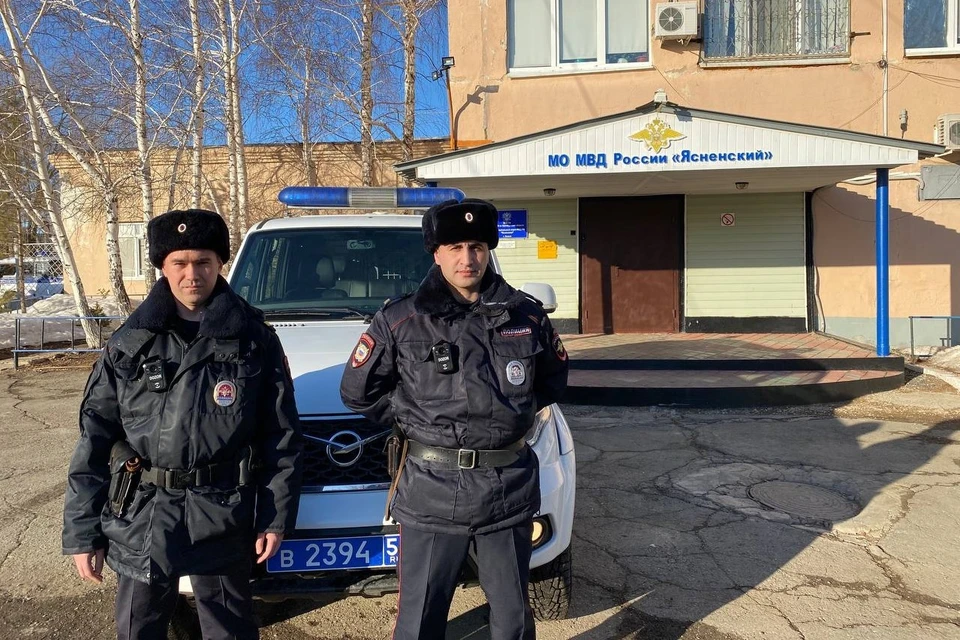 Ночью на улице Свердлова правоохранители услышали крики о помощи. Фото: УМВД по Оренбургской области