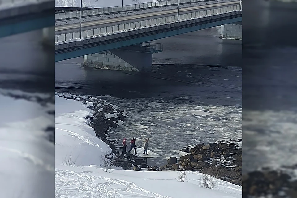 За опасным занятием застали очевидцы подростков в Коле. Фото: vk.com/murmansk.region