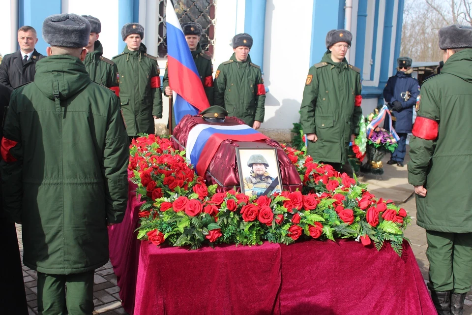Прощание с погибшим Ильей Лосевым состоялось 28 марта Фото: администрация Калининского района