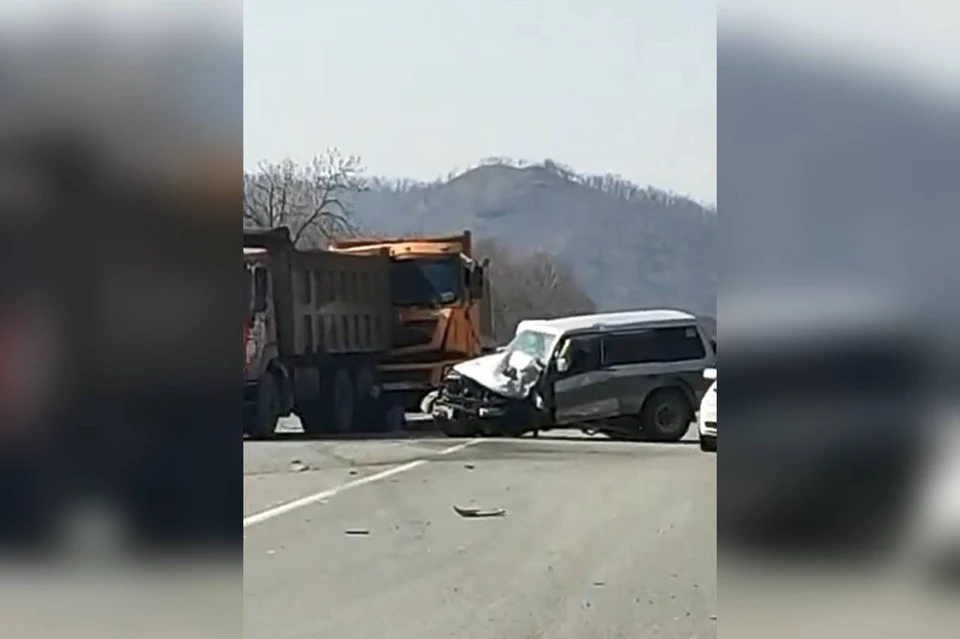 Последствия аварии. Фото: скриншот из видео.