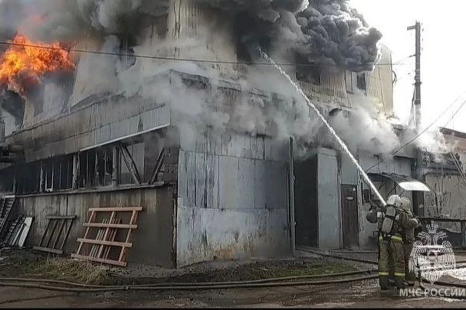 Пожар в оренбурге