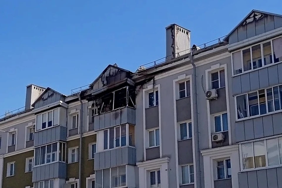 Жилой дом на Зегеля, где в мае 2022 года вспыхнул пожар