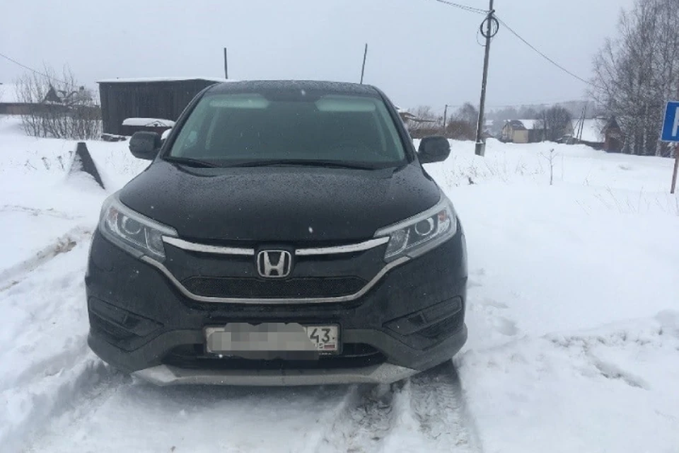 Автомобиль «Honda CR-V», стоимостью 1,5 миллиона рублей, обратили в собственность государства. ФОТО: прокуратура Кировской области