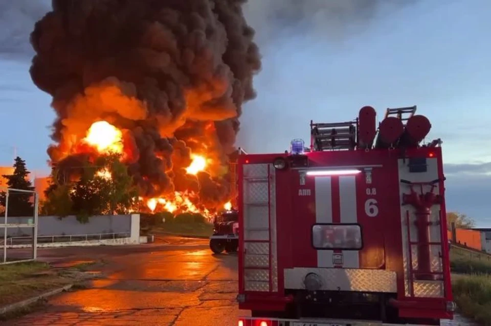 В результате пожара, к счастью, никто не пострадал. Фото: Tg-канал губернатора Севастополя Михаила Развожаева