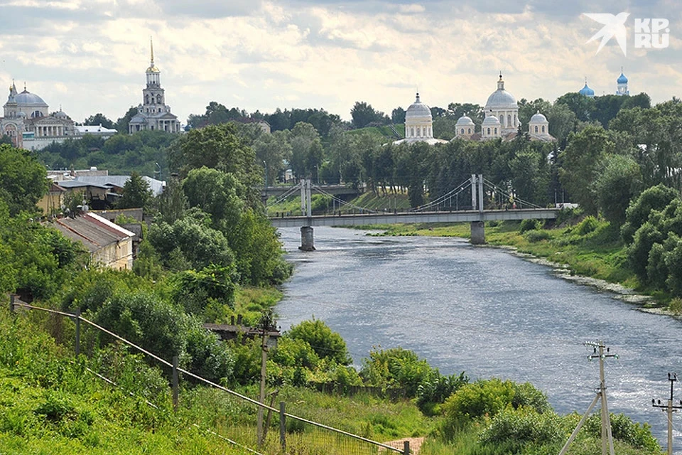 Виды в Торжке, действительно, как с открытки.