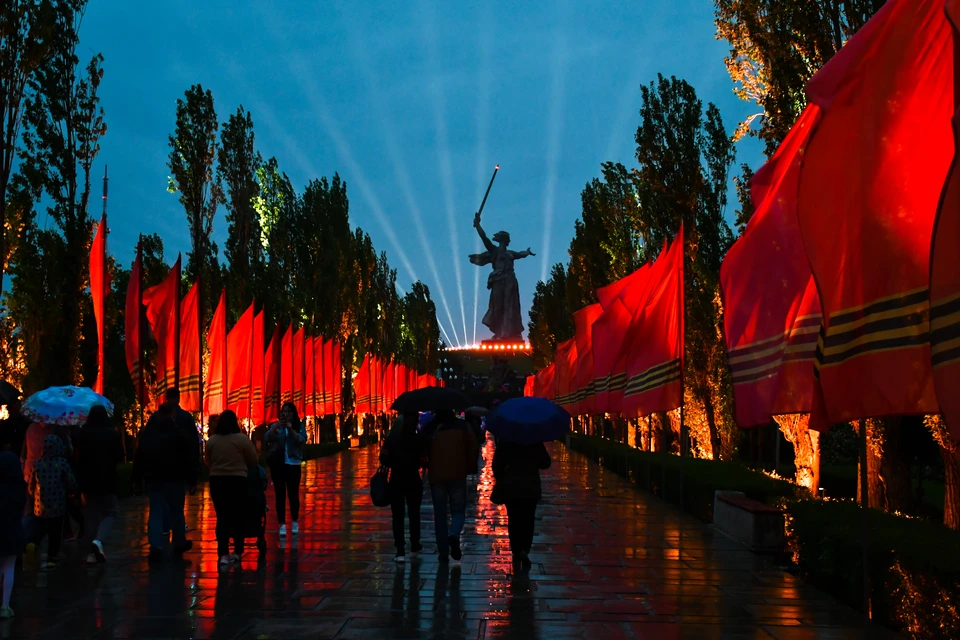 Волгоград - Сталинград отмечает 78-й День Победы.