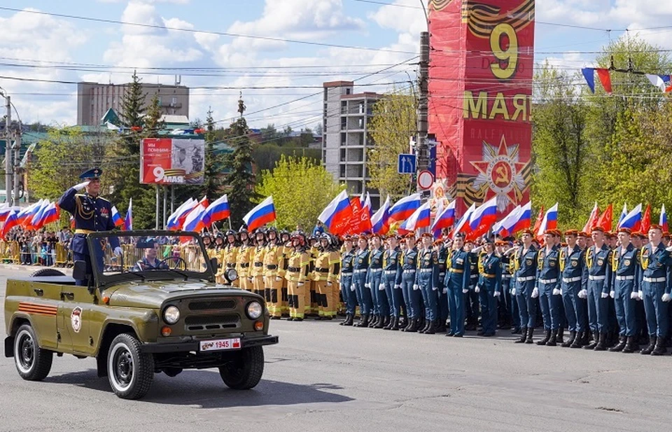 В Иванове прошел Парад Победы. ФОТО: Дмитрий Рыжаков, правительство Ивановской области
