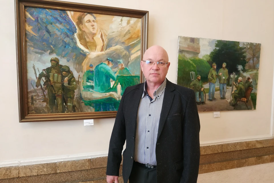 Председатель творческого союза художников Севастополя Сергей Берлов.