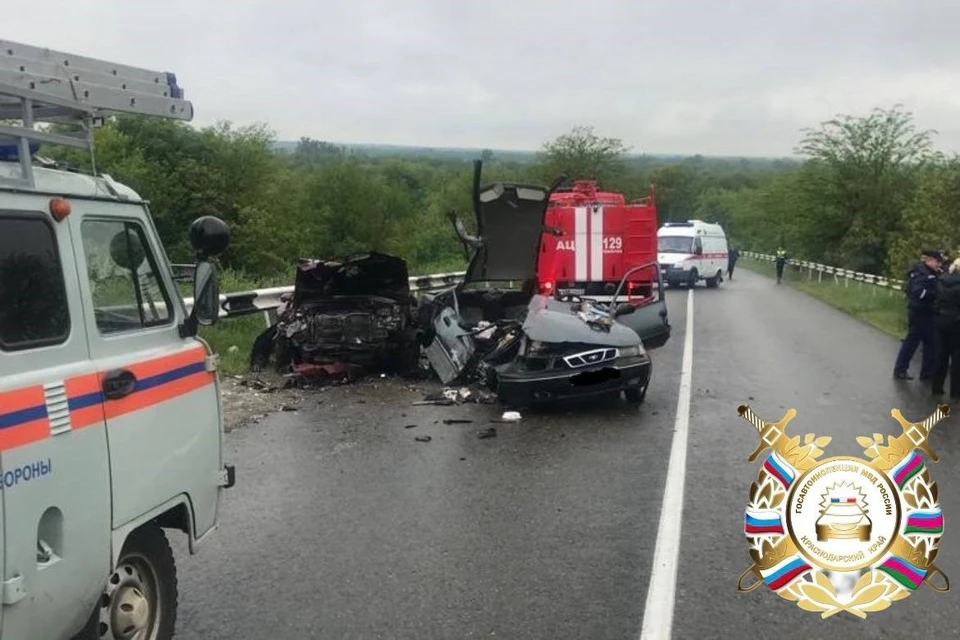 В ДТП погибла 20-летняя девушка Фото: пресс-служба УГИБДД ГУ МВД РФ по Краснодарскому краю