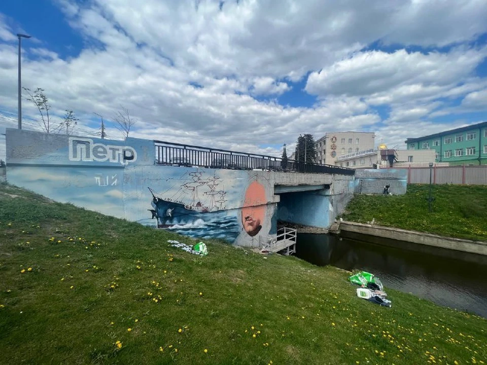 На Казанской набережной в Туле появятся граффити с изображениями Петра I и Никиты Демидова