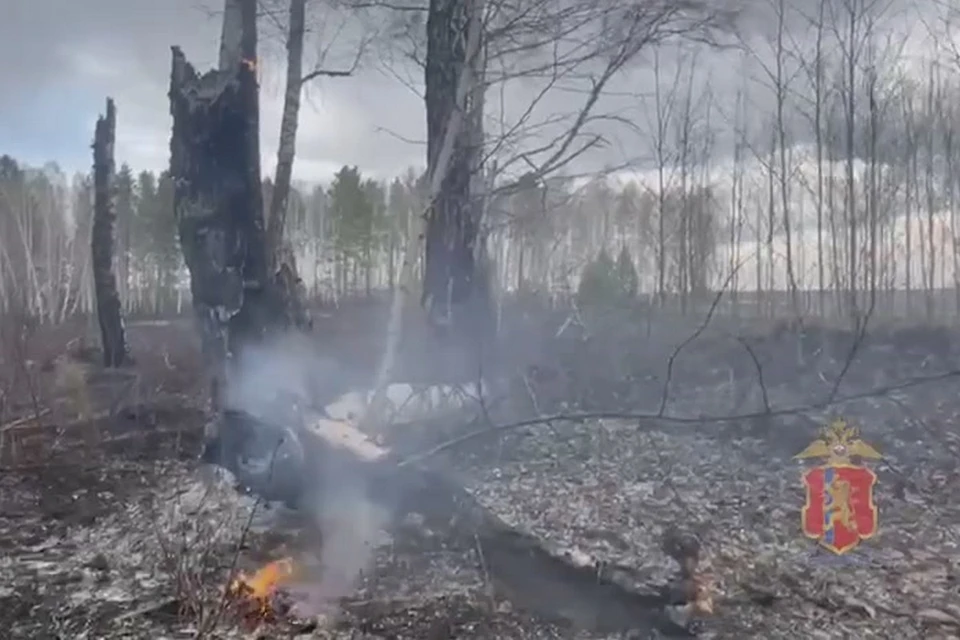 В Красноярском крае по вине неосторожного тракториста загорелось поле. Стоп-кадр видео