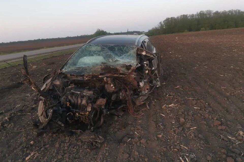 Трагедия произошла на автодороге «Новошахтинск – Гуково». Фото: УГИБДД по Ростовской области
