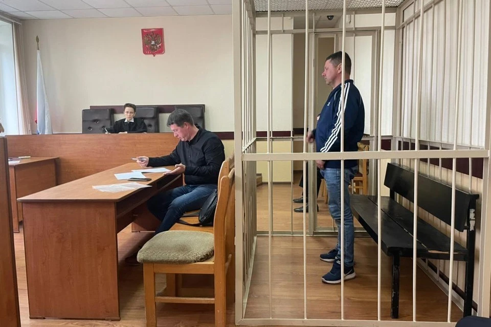 Олег Неглядов в Хасанском районном суде.