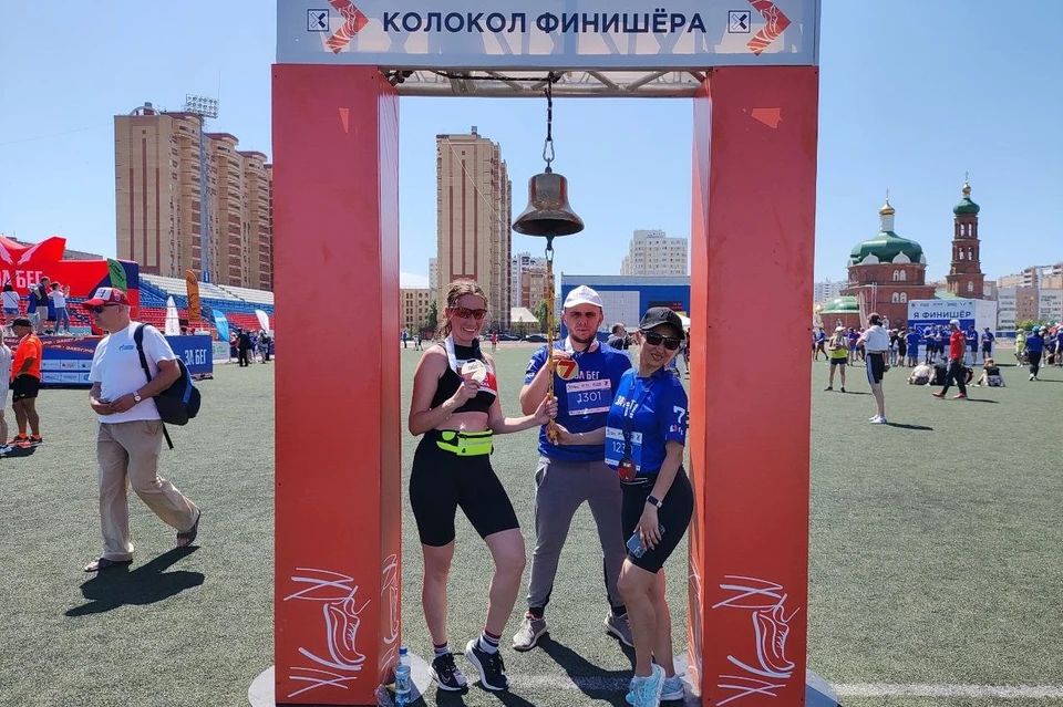 На дистанцию 5 км вышел Николай Сальников и Алия Аймакова, на дистанцию 10 км – Елена Шкатова.