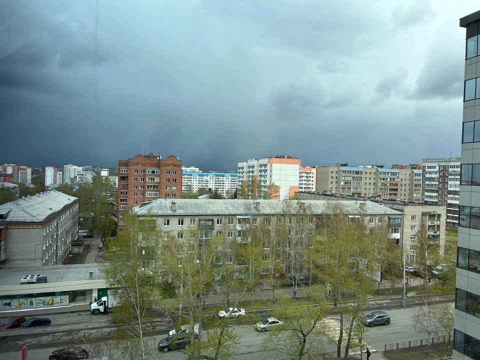 В Томске объявлено штормовое предупреждение.