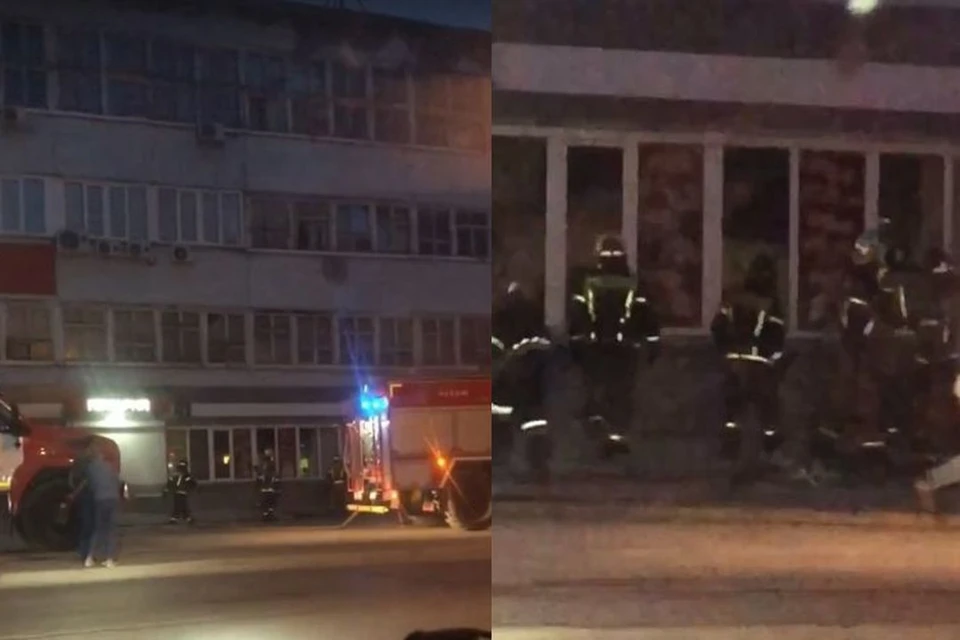 В Новосибирске на ОбьГЭСе загорелась пекарня на улице Часовой. Фото: Кадр из видео/очевидцы пожара