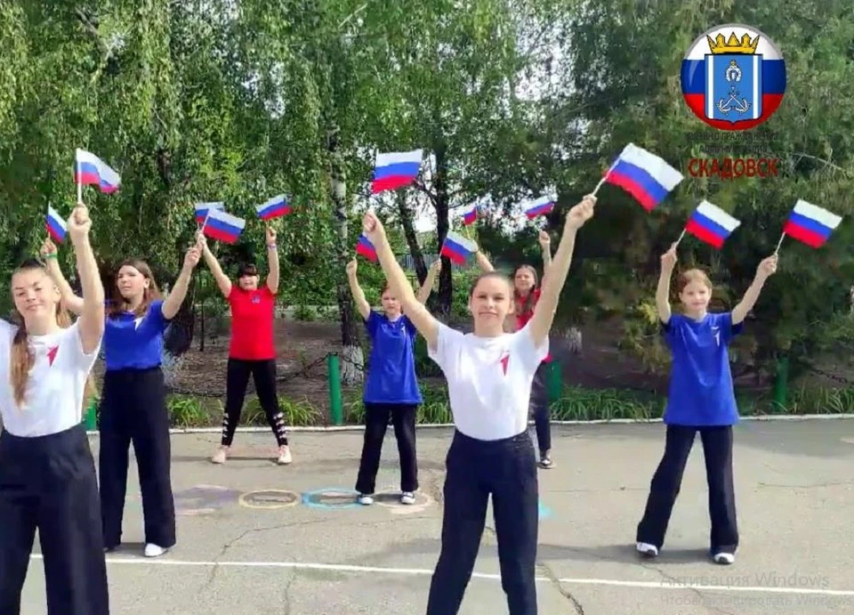 Дети с удовольствием приняли участие в акции ФОТО: Скадовская администрация